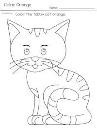 Cat Coloring Page