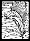 Swordfish Coloring Page