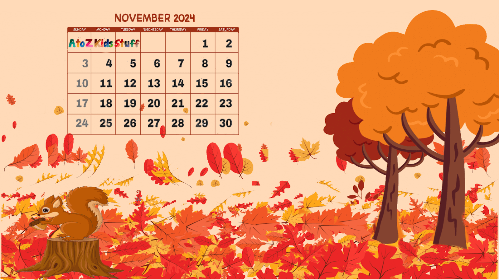 November Desktop Wallpaper