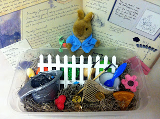 Peter Rabbit Sensory Table