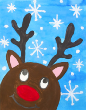 Reindeer Painting