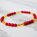 Gryffindor Bead Bracelet