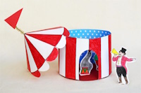 Circus Tent Template