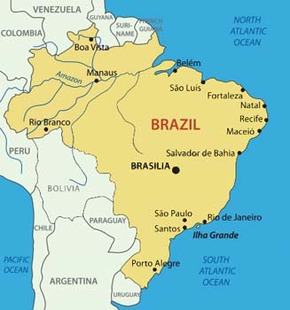 Brazil map