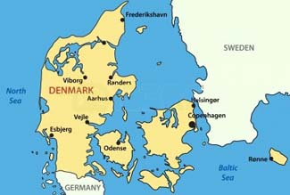 Denmark Map