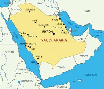 Saudi Arabia Map