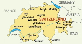 Map Switzerland