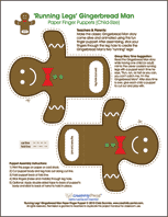 Gingerbread Man Puppet