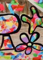 stained glass craft children