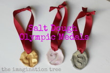 Salt Dough Olympic Medals