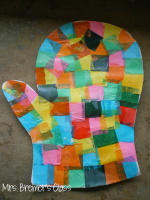 Tissue Paper Mitten