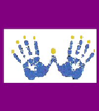 Handprint Menorah