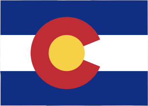 Colorado Flag Map