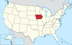 Iowa Map USA