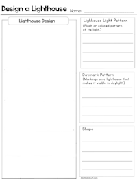 Design a Lighthouse Worksheet