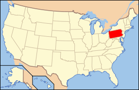 Pennsylvania Map USA