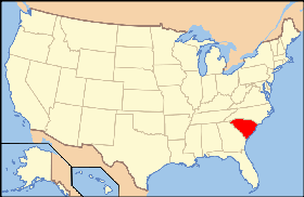 South Carolina Map USA